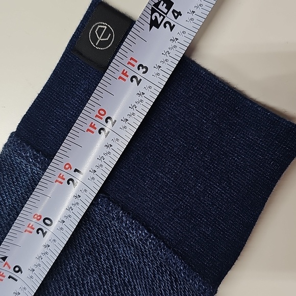 Rag & Bone Terry Sweatshirt, Heathered Indigo Blue, Size Medium, NEW - Picture 10 of 12